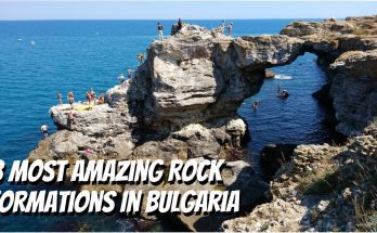amazing rock formation in Bulgaria