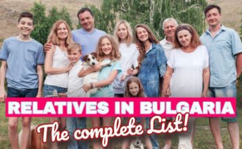 common list of family relatives in bulgaria 